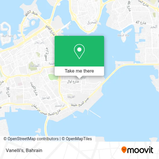 Vanelli's map