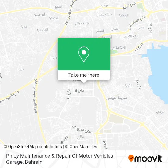 Pinoy Maintenance & Repair Of Motor Vehicles Garage map