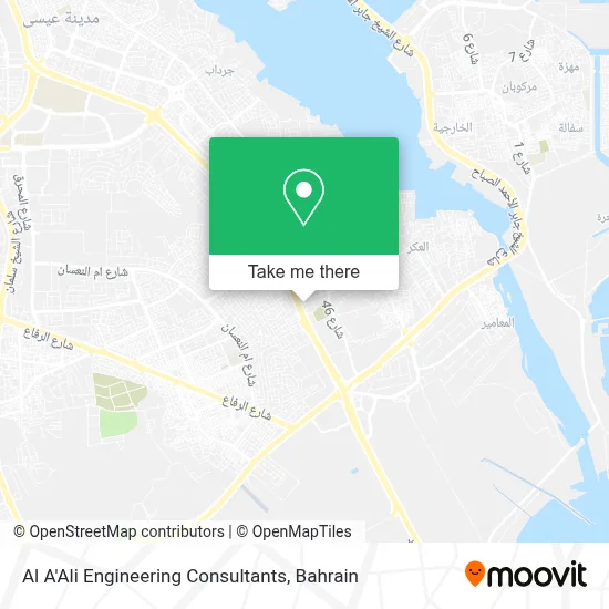 Al A'Ali Engineering Consultants map
