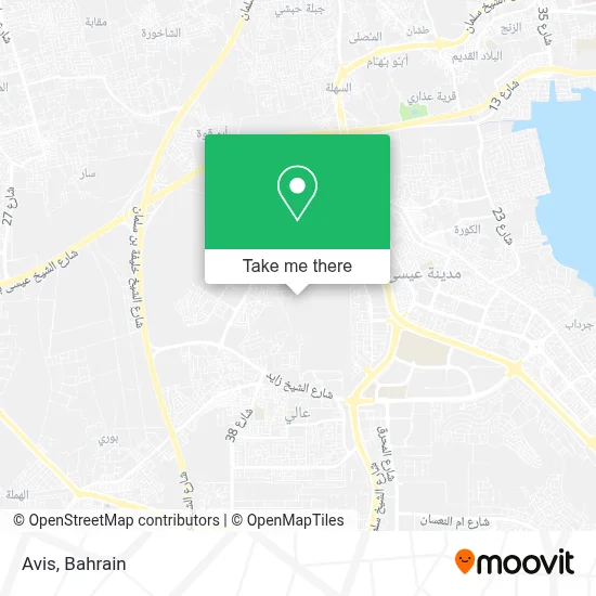 Avis map