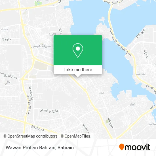 Wawan Protein Bahrain map