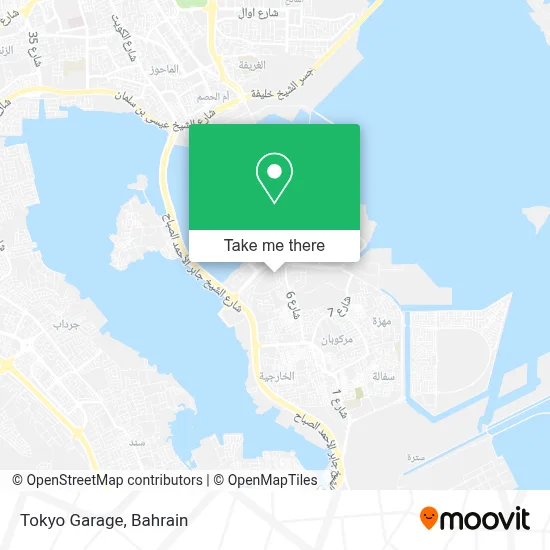Tokyo Garage map