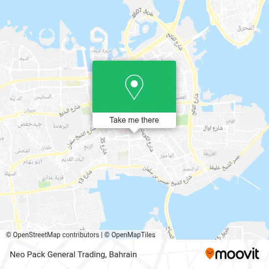 Neo Pack General Trading map