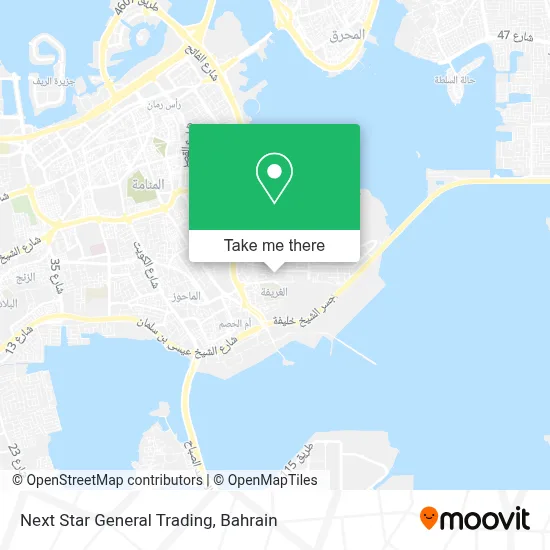 Next Star General Trading map