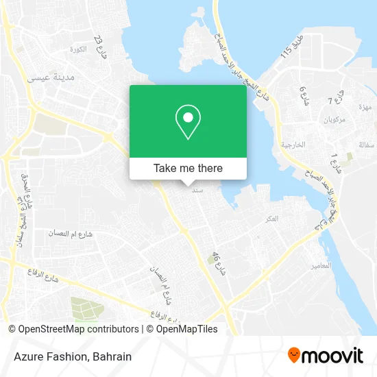 Azure Fashion map