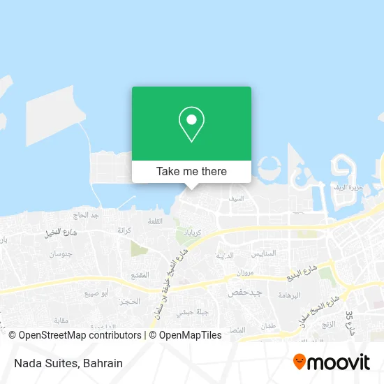 Nada Suites map