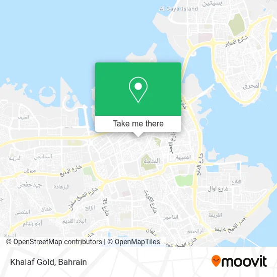 Khalaf Gold map