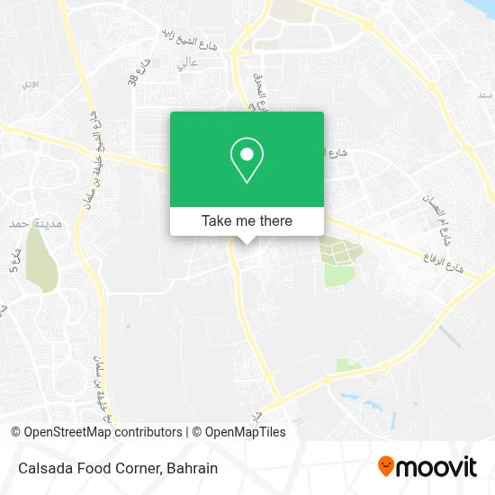 Calsada Food Corner map