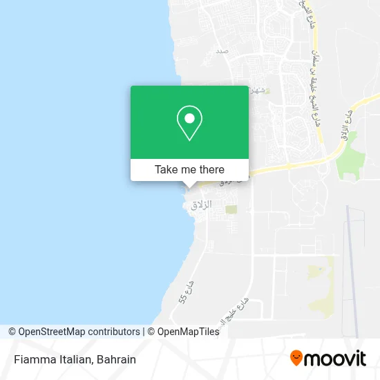 Fiamma Italian map