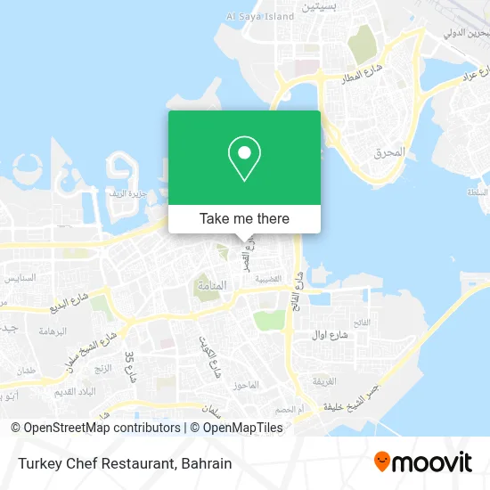 Turkey Chef Restaurant map
