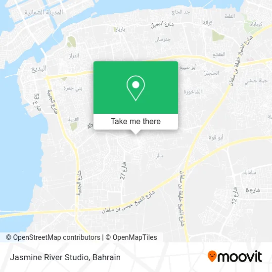 Jasmine River Studio map
