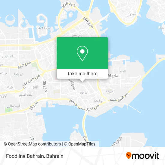 Foodline Bahrain map