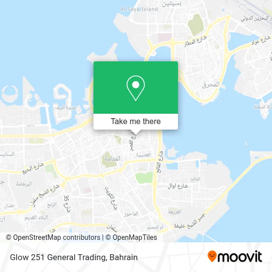 Glow 251 General Trading map