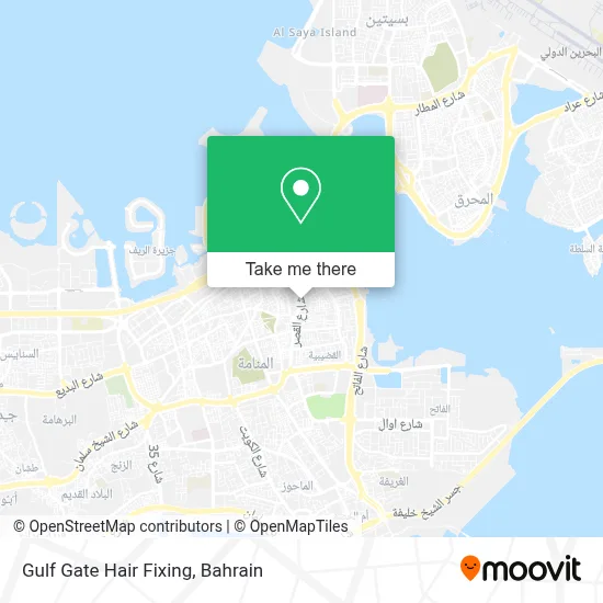 Gulf Gate Hair Fixing map