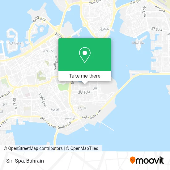 Siri Spa map