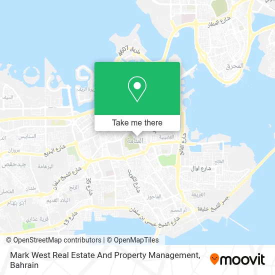 Mark West Real Estate And Property Management map