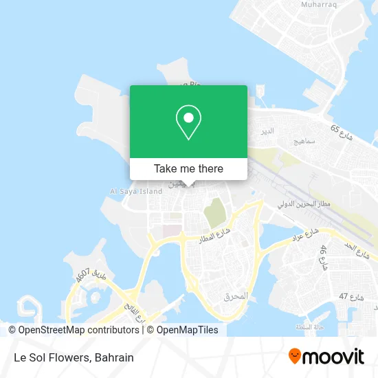 Le Sol Flowers map