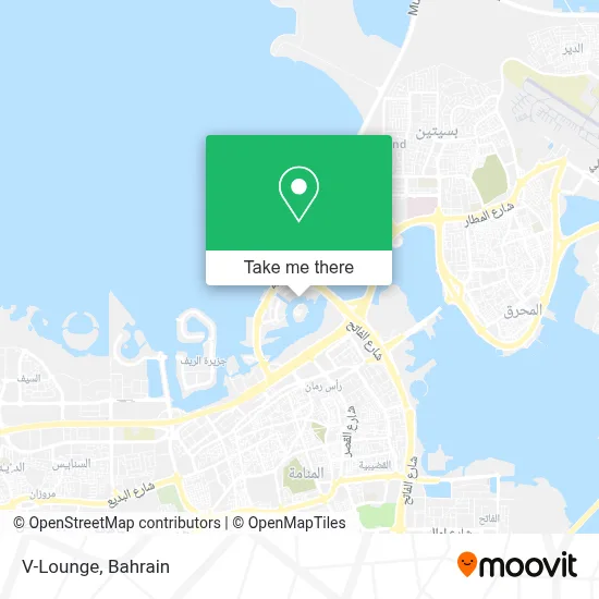 V-Lounge map