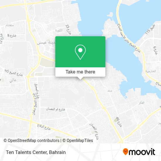 Ten Talents Center map