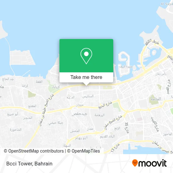 Bcci Tower map