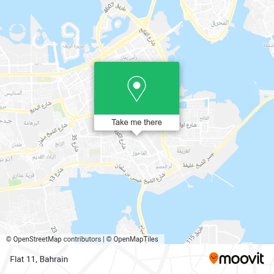 Flat 11 map
