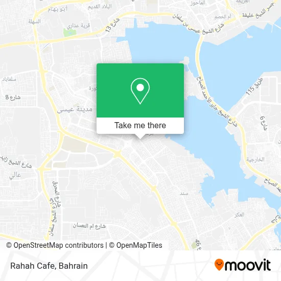 Rahah Cafe map