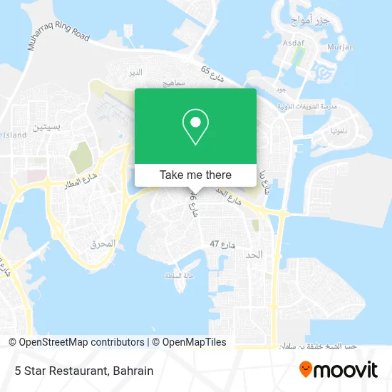 5 Star Restaurant map