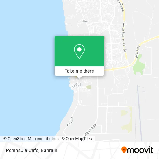 Peninsula Cafe map