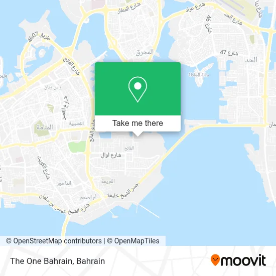 The One Bahrain map
