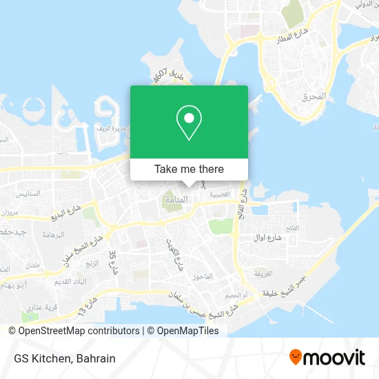 GS Kitchen map