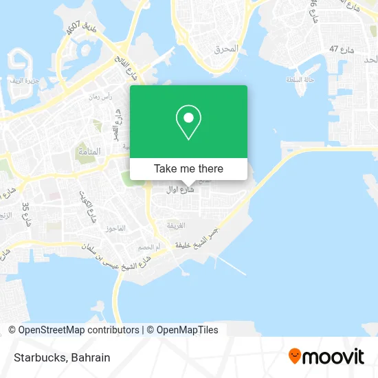 Starbucks map