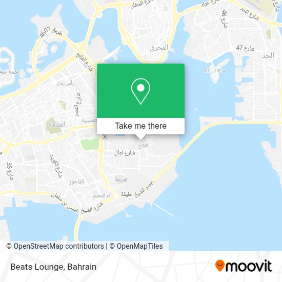Beats Lounge map