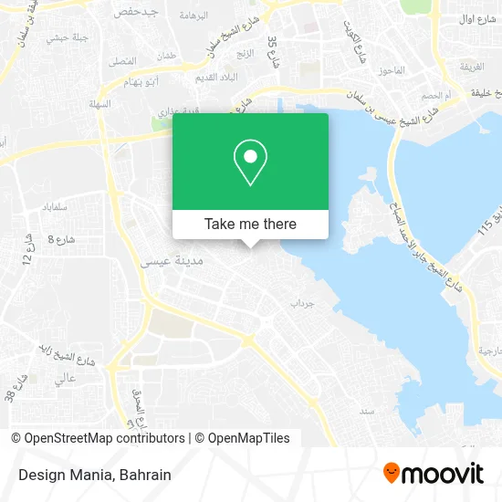 Design Mania map