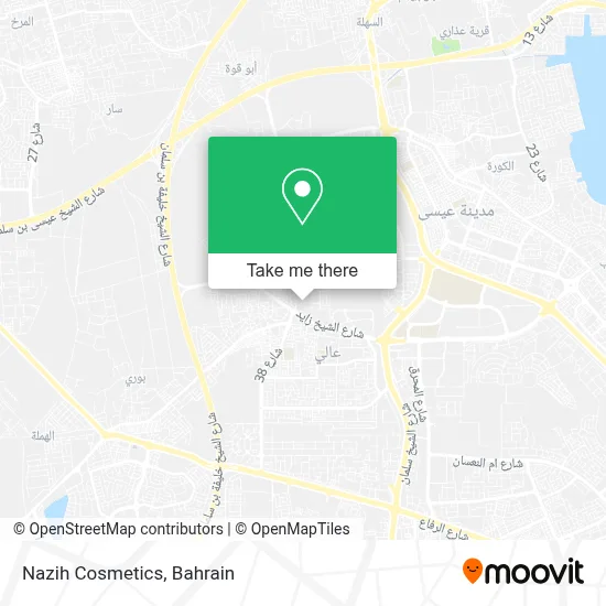 Nazih Cosmetics map