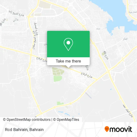 Rcd Bahrain map