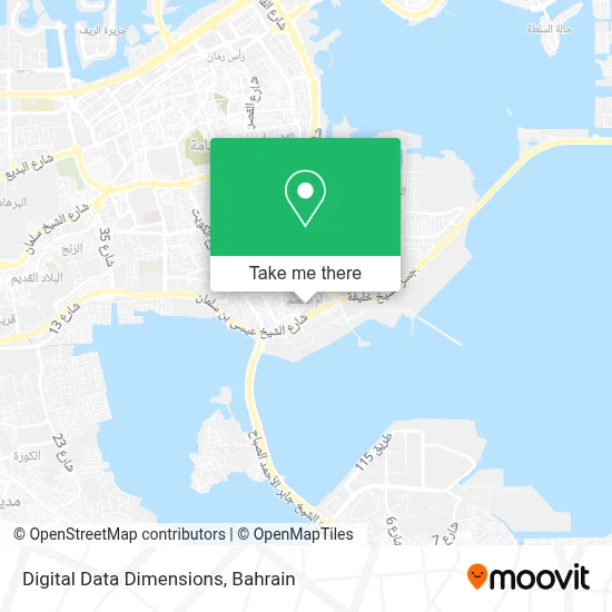 Digital Data Dimensions map
