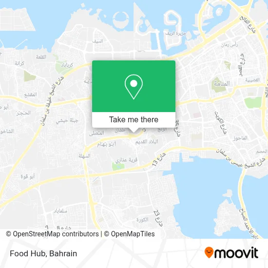 Food Hub map