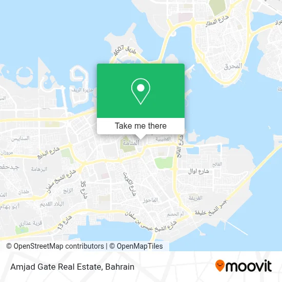 Amjad Gate Real Estate map