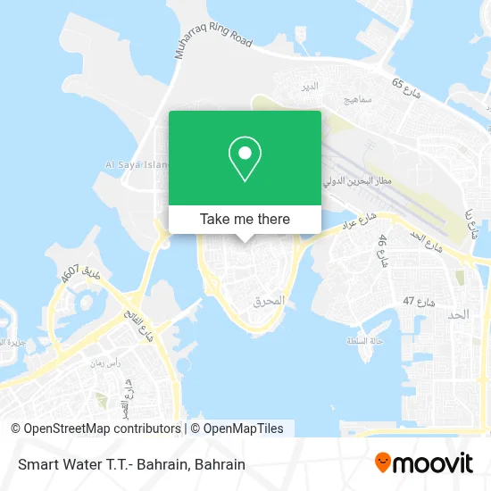Smart Water T.T.- Bahrain map