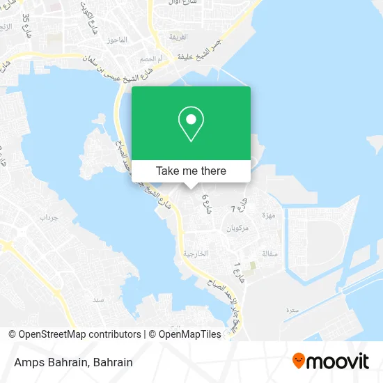 Amps Bahrain map