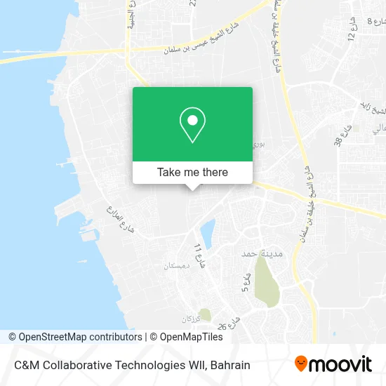 C&M Collaborative Technologies Wll map
