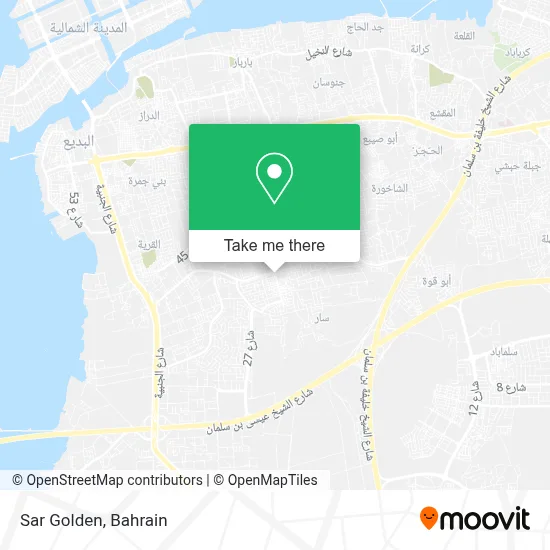 Sar Golden map