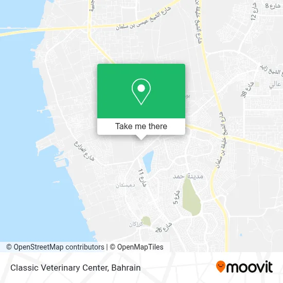Classic Veterinary Center map