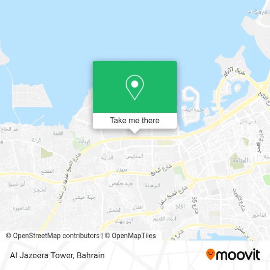 Al Jazeera Tower map
