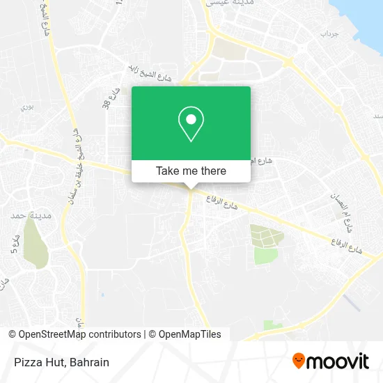 Pizza Hut map