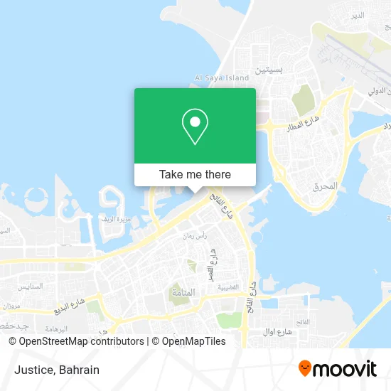 Justice map