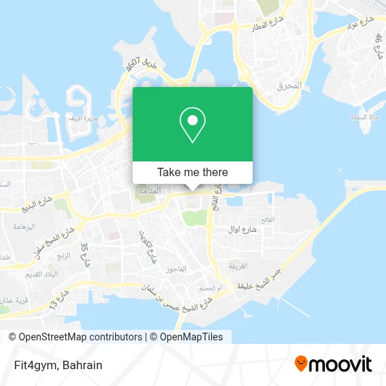 Fit4gym map