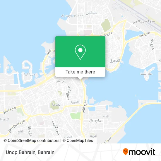 Undp Bahrain map