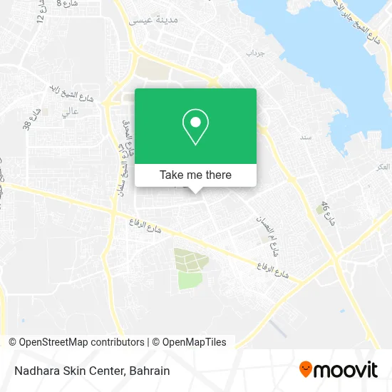 Nadhara Skin Center map