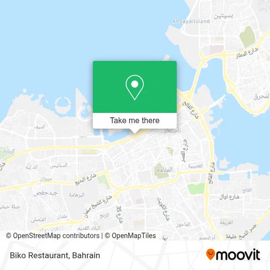Biko Restaurant map